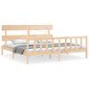 vidaXL Bedframe zonder matras massief grenenhout 200x200 cm