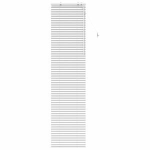 vidaXL Venetiaanse jaloezie Wit 55 x 250 cm 35 mm