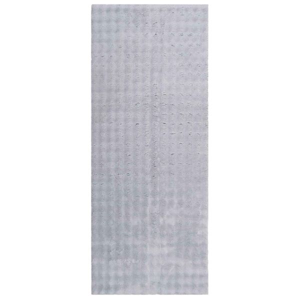 vidaXL Vloerkleden Rechthoekig HUARTE Grijs 200 x 80 cm Polyester