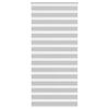 vidaXL Zebra rolgordijn 110x230 cm stofbreedte 105,9 cm lichtgrijs