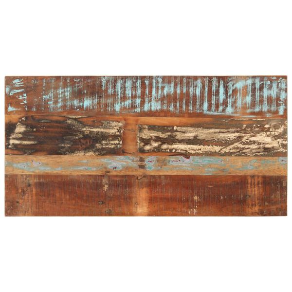 vidaXL Eettafel 110x55x76 cm gerecycled massief mangohout