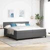 vidaXL Boxspring bed Lichtgrijs en wit. 203 x 200 x 88 cm