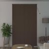 vidaXL Venetiaanse Blind Donkerbruin met Patroon 213 x 150 cm PVC