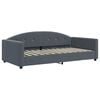 vidaXL Slaapbank 100x200 cm fluweel donkergrijs