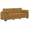 vidaXL 3-zitsbank bruin 220x77x82 cm fluweel