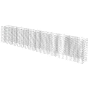 vidaXL Gabion plantenbak verhoogd 540x50x100 cm gegalvaniseerd staal