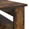 vidaXL Salontafel Gerookt eiken 64 x 54 x 44 cm Bewerkt hout