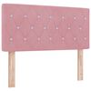 vidaXL Hoofdbord Roze 100 cm Fluweel