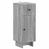 vidaXL Badkamer Opbergkast EDE Grijs Sonoma 30 x 31 x 80 cm