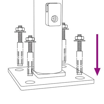 vidaXL Gaashek met flens 1,4x25 m zilverkleurig