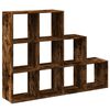 vidaXL Kamerscherm / boekenkast 137,5x29x103,5 cm hout gerookt eiken