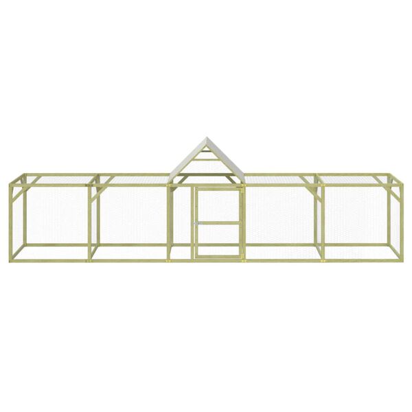 vidaXL Kippenhok 500x100x150 cm ge&iuml;mpregneerd massief grenenhout