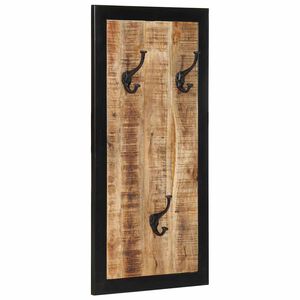 vidaXL Kapstok 40x2x80 cm massief ruw mangohout