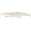 vidaXL Bedframe zonder matras massief grenenhout wit 180x200 cm