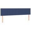 vidaXL Boxspring met matras stof blauw 120x190 cm