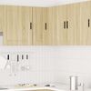 vidaXL Keuken hoekkast "Porto" bewerkt hout sonoma eikenkleurig