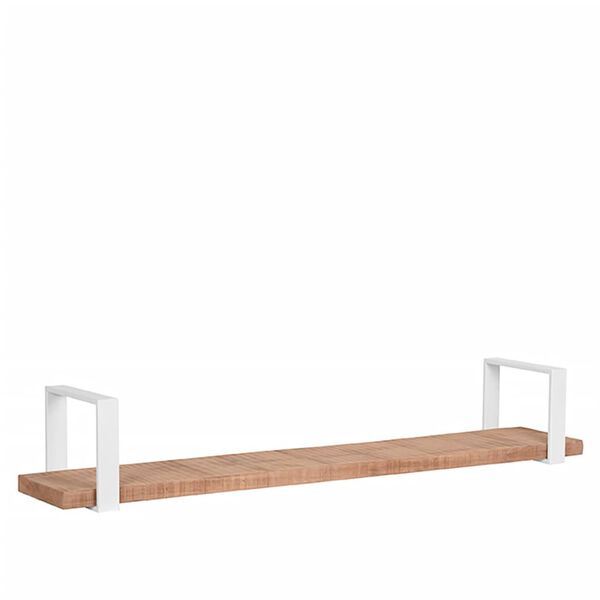LABEL51 Wandschap Slam XXL 120x23x20 cm hout/wit