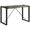 vidaXL Eettafel 120x55x76 cm massief gerecycled hout