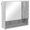 vidaXL Spiegelkast Grijs Sonoma 59 x 17 x 55 cm Bewerkt hout