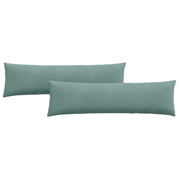 vidaXL Sofa Kussens 2 stuks Zeegroen 145 x 40 cm Cordstof