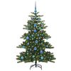 vidaXL Kunstmatige Inklapbare Kerstboom Groen 150 cm PVC en staal