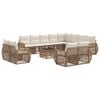 vidaXL Tuinbankenset 13 pcs Beige en Cr&egrave;me Wit poly rattan