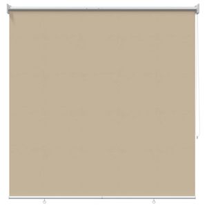 vidaXL Buitenrolgordijn UV-bescherming Beige 100 x 230 cm (B x H)