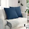 vidaXL Sofa Kussens 2 stuks Blauw 80 x 80 cm Stof