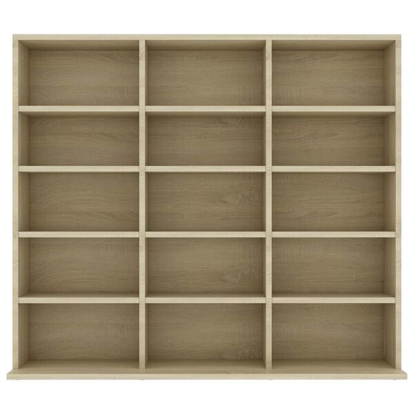vidaXL Cd-kast 100x23x89,5 cm bewerkt hout sonoma eikenkleurig