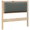 vidaXL Hoofdbord Anders Bruin 100 cm Massief grenenhout