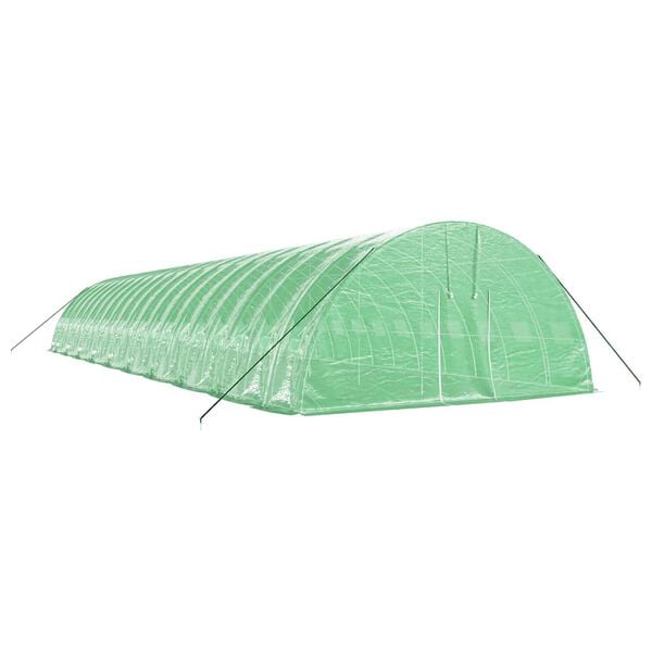 vidaXL Tuinkas met stalen frame 120 m&sup2; 20x6x2,85 m groen