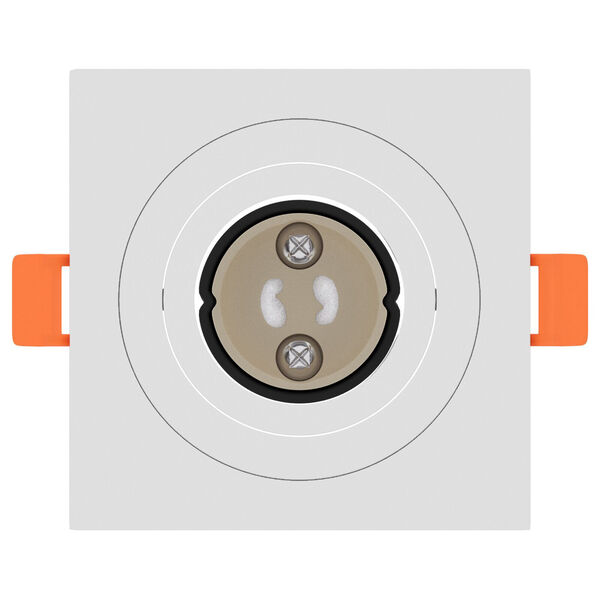 vidaXL Spotje 6 pcs Wit 9 x 9 x 2 cm Aluminium