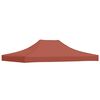 vidaXL Partytentdak 270 g/m&sup2; 4x3 m terracotta