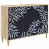 vidaXL Dressoir DOKKUM Sonoma 102 x 33 x 75 cm Bewerkt hout