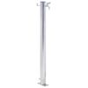 vidaXL Waterzuil rond 80 cm roestvrij staal