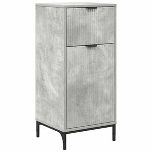 vidaXL Badkamer Kast met lade met opslag Beton Grijs 39,5 x 36 x 88 cm