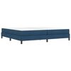 vidaXL Boxspringbed met matras Blauw 200 x 200 cm Stof