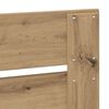 vidaXL Bedframe met lade met hoofdeinde met opslag Bewerkt hout