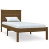 vidaXL Bedframe massief hout honingbruin 90x190 cm