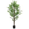 vidaXL Kunst Ficus Plant 1260 bladeren 200 cm groen