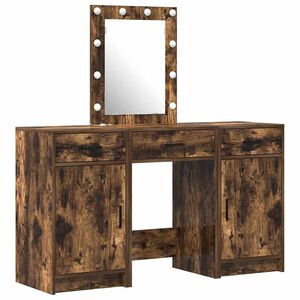 vidaXL Plafondtafel met lade Bruin 50 x 41 x 135 cm Bewerkt hout