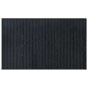 vidaXL Vloerkleed rechthoekig 60x100 cm bamboe zwart