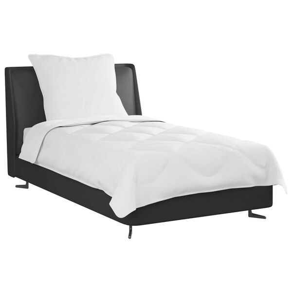 vidaXL Het Duvet voor Elk Seizoen met kussen 2 pcs Wit Microvezel