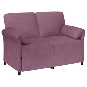 vidaXL 2-Zits Sofa Paars 138 x 83 x 95 cm Fluweel