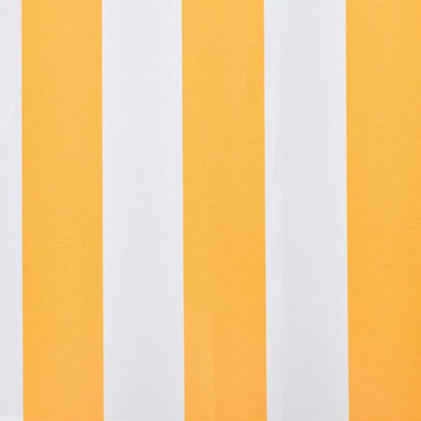 vidaXL Luifeldoek 450x300 cm canvas oranje en wit