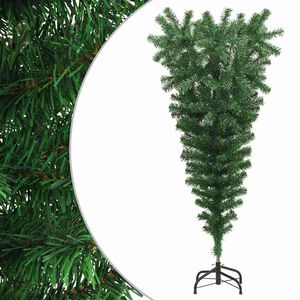 vidaXL Kerstbomen PVC, Steel Groen
