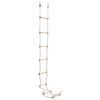 vidaXL Touwladder 290 cm hout