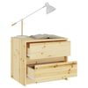 vidaXL Nachtkastjes 2 st 40x30,5x35,5 cm massief vurenhout