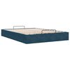vidaXL Ottoman bedframe zonder matras 140x200 cm fluweel donkerblauw
