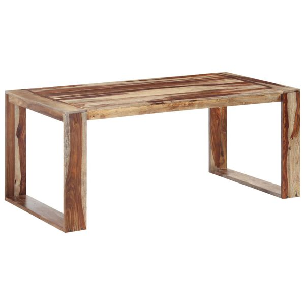 vidaXL Eettafel 180x90x76 cm massief hout